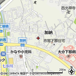 大分県大分市下郡1530周辺の地図