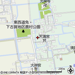 佐賀県小城市芦刈町下古賀146周辺の地図