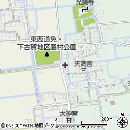 佐賀県小城市芦刈町下古賀134周辺の地図