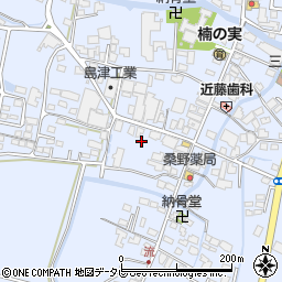 福岡県筑後市西牟田3436周辺の地図