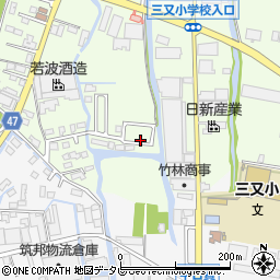 福岡県大川市鐘ケ江666-31周辺の地図