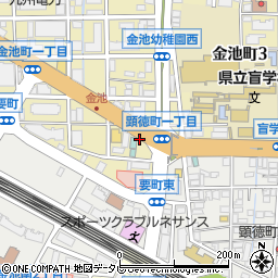 リパーク大分金池町１丁目第２駐車場周辺の地図