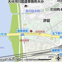 大分県大分市津留1985-2周辺の地図