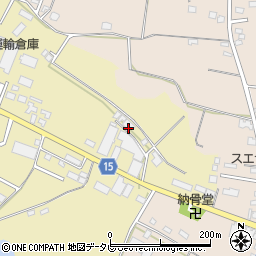 福岡県筑後市熊野101-45周辺の地図