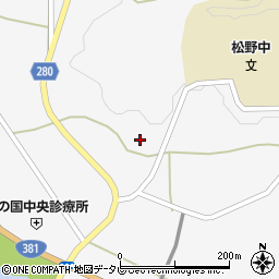 愛媛県北宇和郡松野町延野々1813周辺の地図