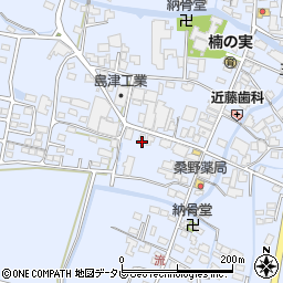 福岡県筑後市西牟田3431周辺の地図