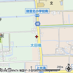 佐賀県佐賀市諸富町大字大堂1108-4周辺の地図