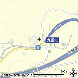 大分県玖珠郡九重町右田927周辺の地図