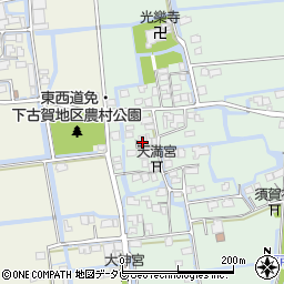 佐賀県小城市芦刈町下古賀112周辺の地図