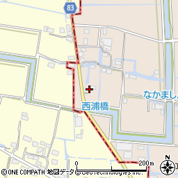 福岡県三潴郡大木町前牟田2022周辺の地図