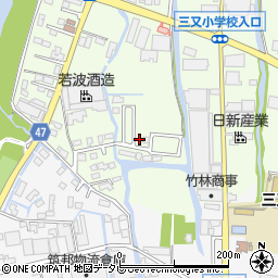 福岡県大川市鐘ケ江666-6周辺の地図