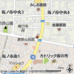 大分信用金庫坂ノ市支店周辺の地図