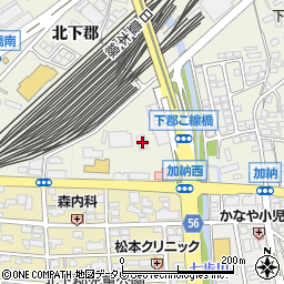 大分県大分市下郡1847周辺の地図