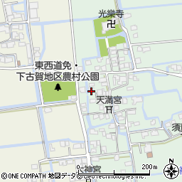 佐賀県小城市芦刈町下古賀110周辺の地図