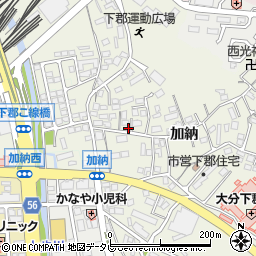 大分県大分市下郡1523周辺の地図