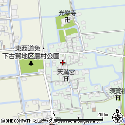 佐賀県小城市芦刈町下古賀108周辺の地図
