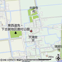 佐賀県小城市芦刈町下古賀107周辺の地図