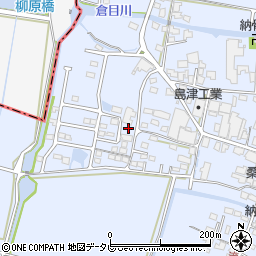 福岡県筑後市西牟田3373周辺の地図