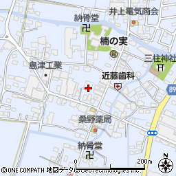 福岡県筑後市西牟田3497周辺の地図