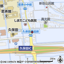 佐賀県佐賀市久保田町大字新田1102周辺の地図