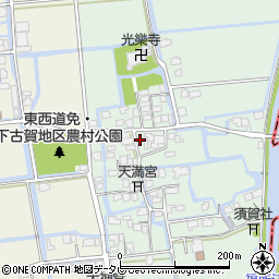 佐賀県小城市芦刈町下古賀114周辺の地図