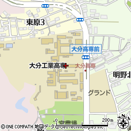 大分工業高等専門学校　総務課施設係周辺の地図