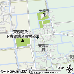 佐賀県小城市芦刈町下古賀104周辺の地図