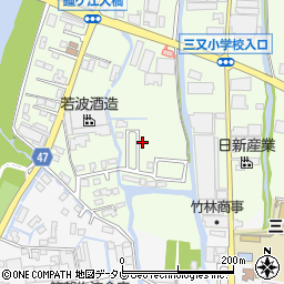 福岡県大川市鐘ケ江666-9周辺の地図