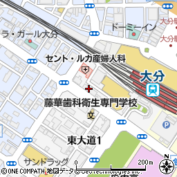 明日香日本語学校周辺の地図