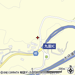 大分県玖珠郡九重町右田933周辺の地図