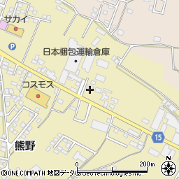 福岡県筑後市熊野82周辺の地図