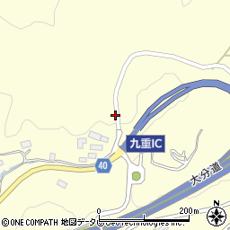 大分県玖珠郡九重町右田932周辺の地図