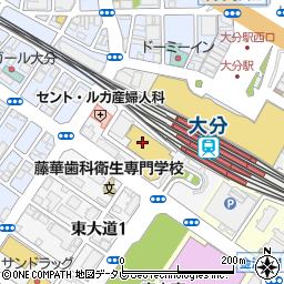 そうごう薬局　アクロスプラザ大分駅南店周辺の地図