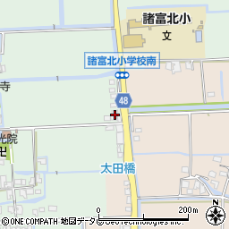 佐賀県佐賀市諸富町大字大堂1025-4周辺の地図