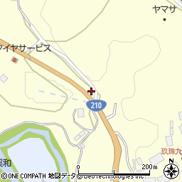 大分県玖珠郡九重町右田1937周辺の地図