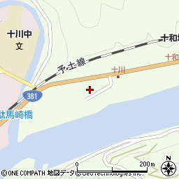ＪＡ高知県十和周辺の地図