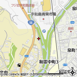 愛媛県宇和島市和霊町1261周辺の地図