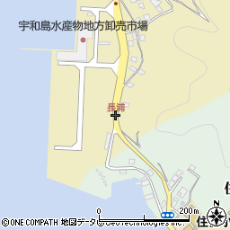 長浦周辺の地図