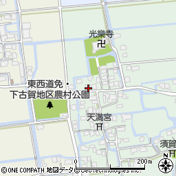 佐賀県小城市芦刈町下古賀95周辺の地図