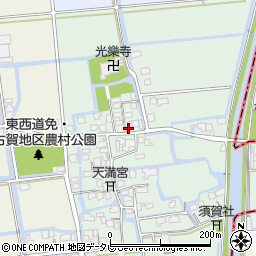 佐賀県小城市芦刈町下古賀91周辺の地図