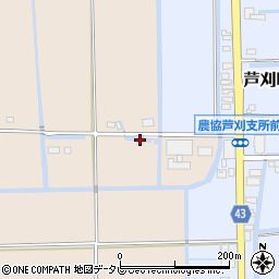 佐賀県小城市芦刈町浜枝川189周辺の地図
