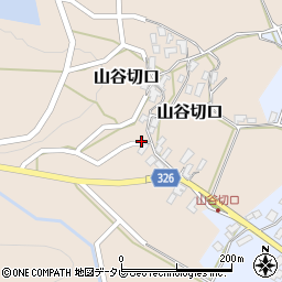 佐賀県西松浦郡有田町山谷切口乙1406周辺の地図