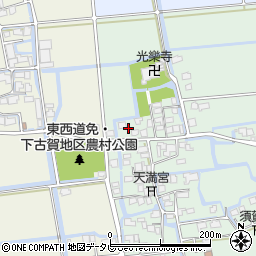 佐賀県小城市芦刈町下古賀98周辺の地図