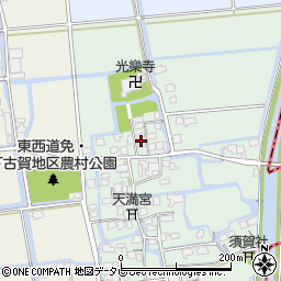佐賀県小城市芦刈町下古賀87周辺の地図
