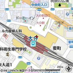 とりかわ竹乃屋 JR大分店周辺の地図