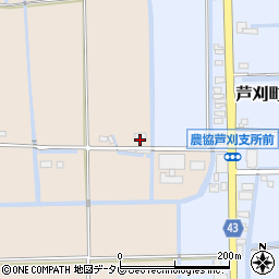佐賀県小城市芦刈町浜枝川178周辺の地図