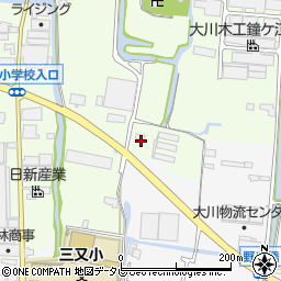 福岡県大川市鐘ケ江247周辺の地図