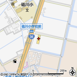 長崎街道牛津店周辺の地図
