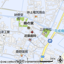 福岡県筑後市西牟田3466周辺の地図