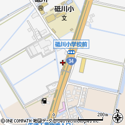 佐賀県小城市牛津町上砥川1401周辺の地図